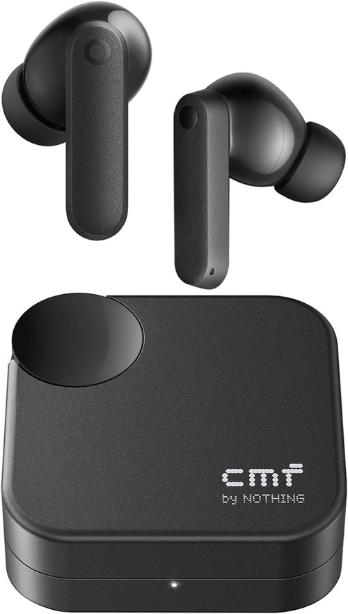 CMF Buds 2A Wireless Earbuds Active Noise Cancelling 42Db Hybrid ANC Bluetooth Headphones, 12.4Mm Dynamic Driver for Big Bass, 4 Mic Clear Calls, Sport Ear Buds for Iphone, Android, Dark Grey