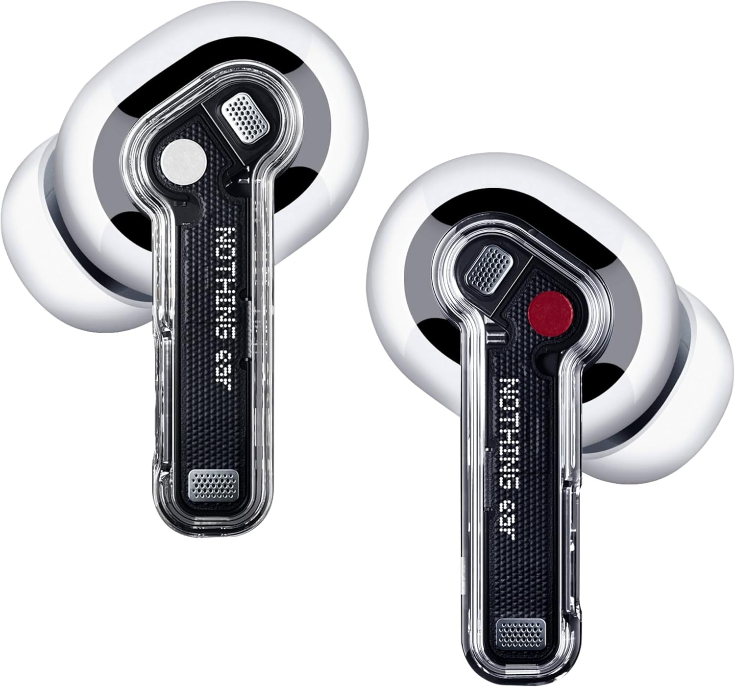 Nothing Ear Wireless Earbuds Bluetooth, 45Db Hybrid Smart ANC Earbuds, 11Mm Deep Bass Boost, Hi-Res Audio with LDAC & LHDC 5.0, 6 Mics Call, 40.5H Playtime with Fast Charging Case, Chatgpt Supported