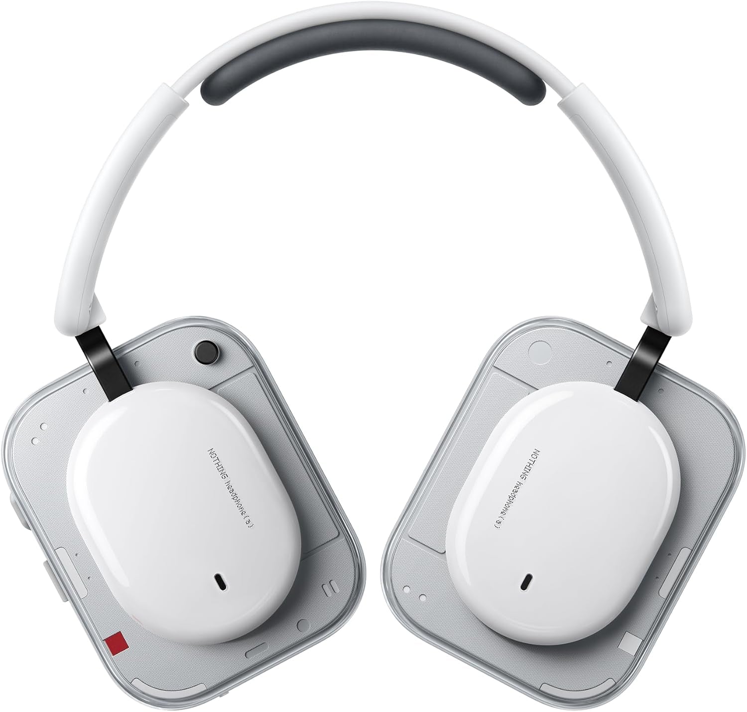 Nothing Headphone (A) 2026 New, Adaptive Active Noise Cancelling Headphones, Wireless over Ear Bluetooth 5.4 ANC Headset with LDAC Hi-Res, 5 HD Mics Ultra Bass via APP, 135 Hours Playtime, White