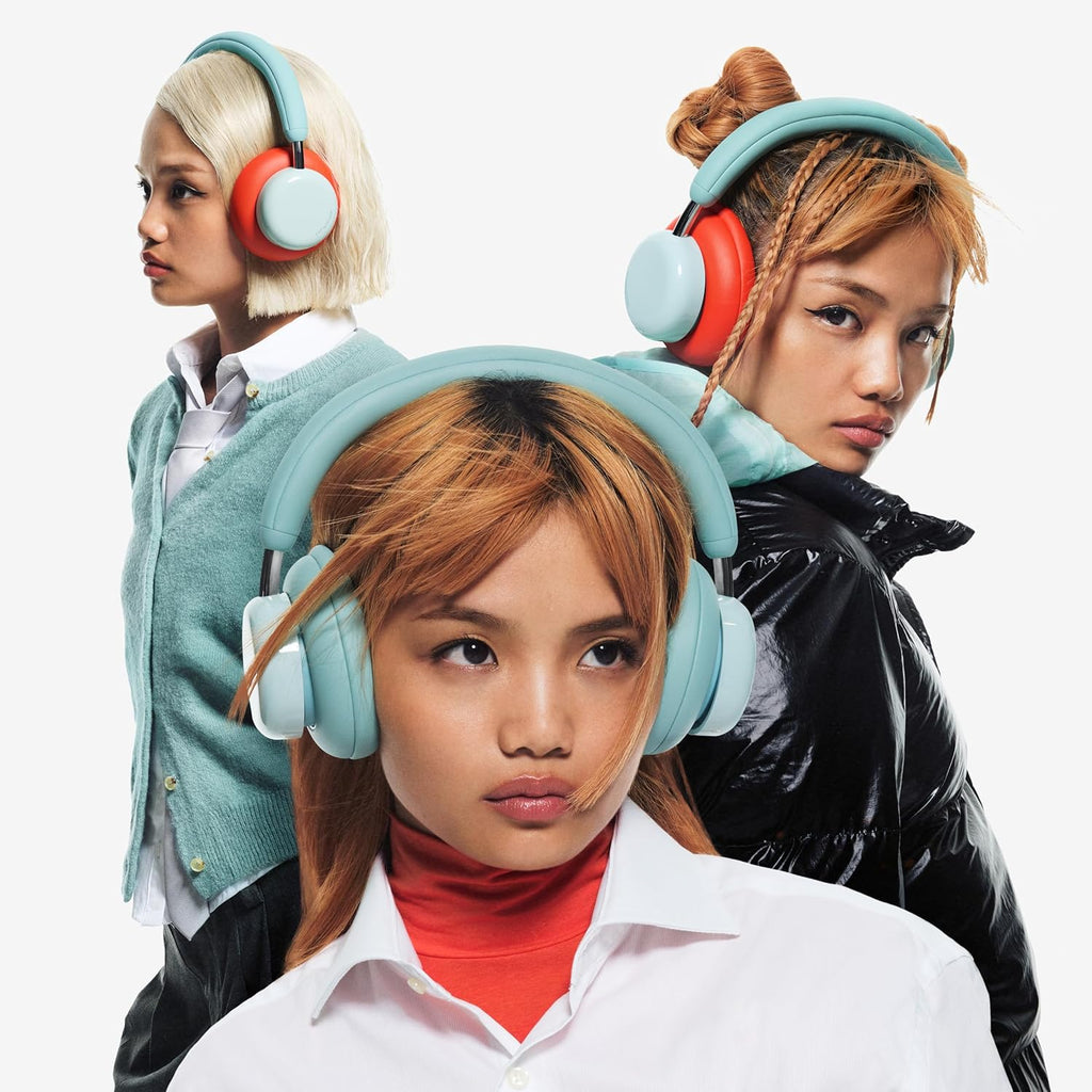 Headphone Pro Active Noise Canceling Wireless Headphones Bluetooth 5.4 over the Ear Headset, 50H ANC Playtime, Bass&Treble Slider, Custom Eq&Spatial Audio, Hi-Res LDAC, Light Green