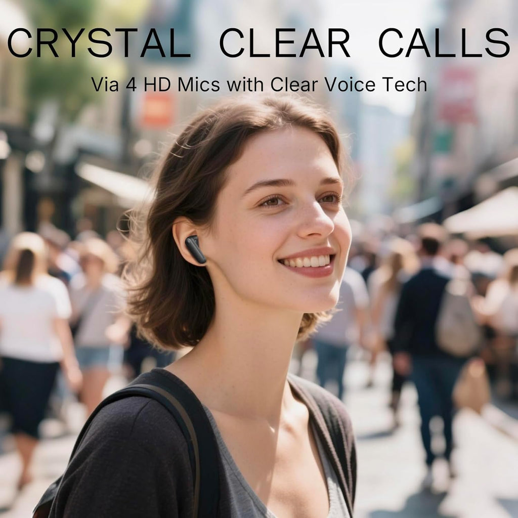 CMF Buds 2A Wireless Earbuds Active Noise Cancelling 42Db Hybrid ANC Bluetooth Headphones, 12.4Mm Dynamic Driver for Big Bass, 4 Mic Clear Calls, Sport Ear Buds for Iphone, Android, Dark Grey