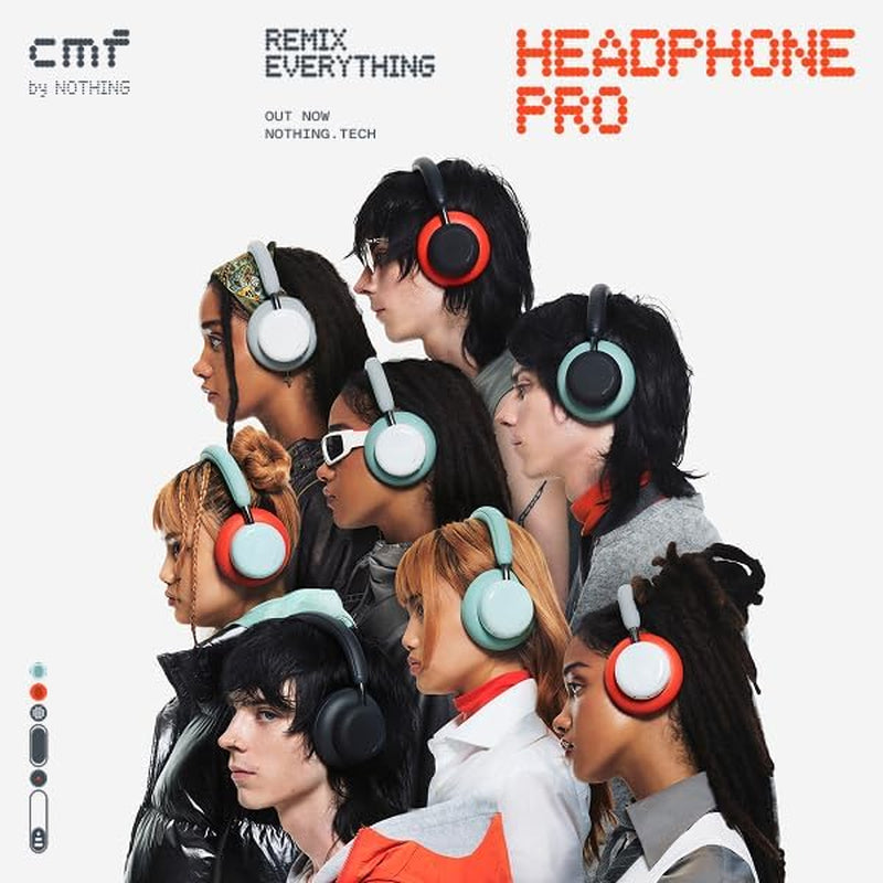 Headphone Pro Active Noise Canceling Wireless Headphones Bluetooth 5.4 over the Ear Headset, 50H ANC Playtime, Bass&Treble Slider, Custom Eq&Spatial Audio, Hi-Res LDAC, Light Green