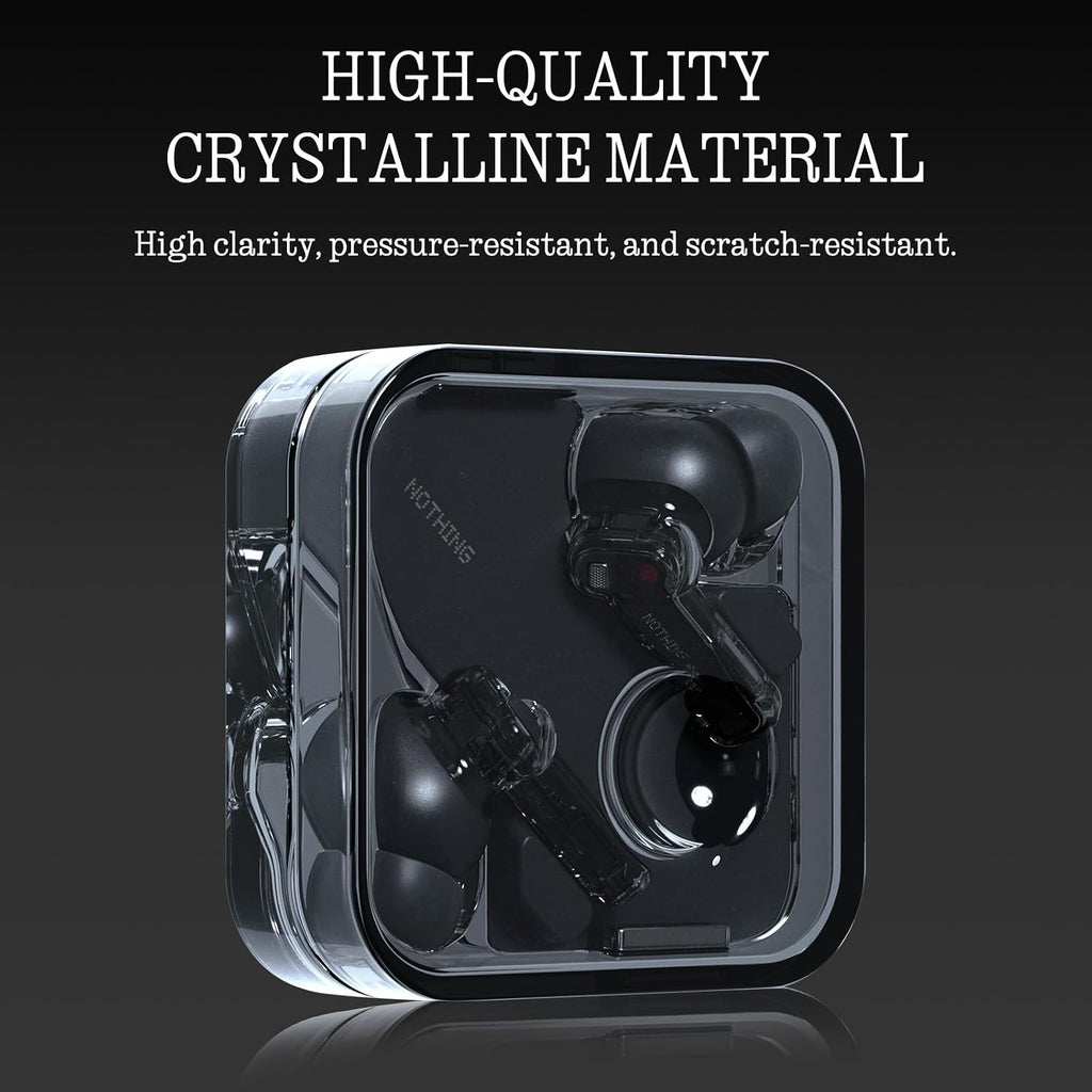 Nothing Ear Wireless Earbuds Bluetooth, 45Db Hybrid Smart ANC Earbuds, 11Mm Deep Bass Boost, Hi-Res Audio with LDAC & LHDC 5.0, 6 Mics Call, 40.5H Playtime with Fast Charging Case, Chatgpt Supported