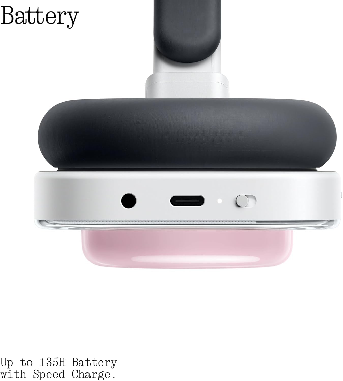 Headphone (A) 2026 New, Adaptive Active Noise Cancelling Headphones, Wireless over Ear Bluetooth 5.4 ANC Headset with LDAC Hi-Res, 5 HD Mics Ultra Bass via APP, 135 Hours Playtime, Yellow