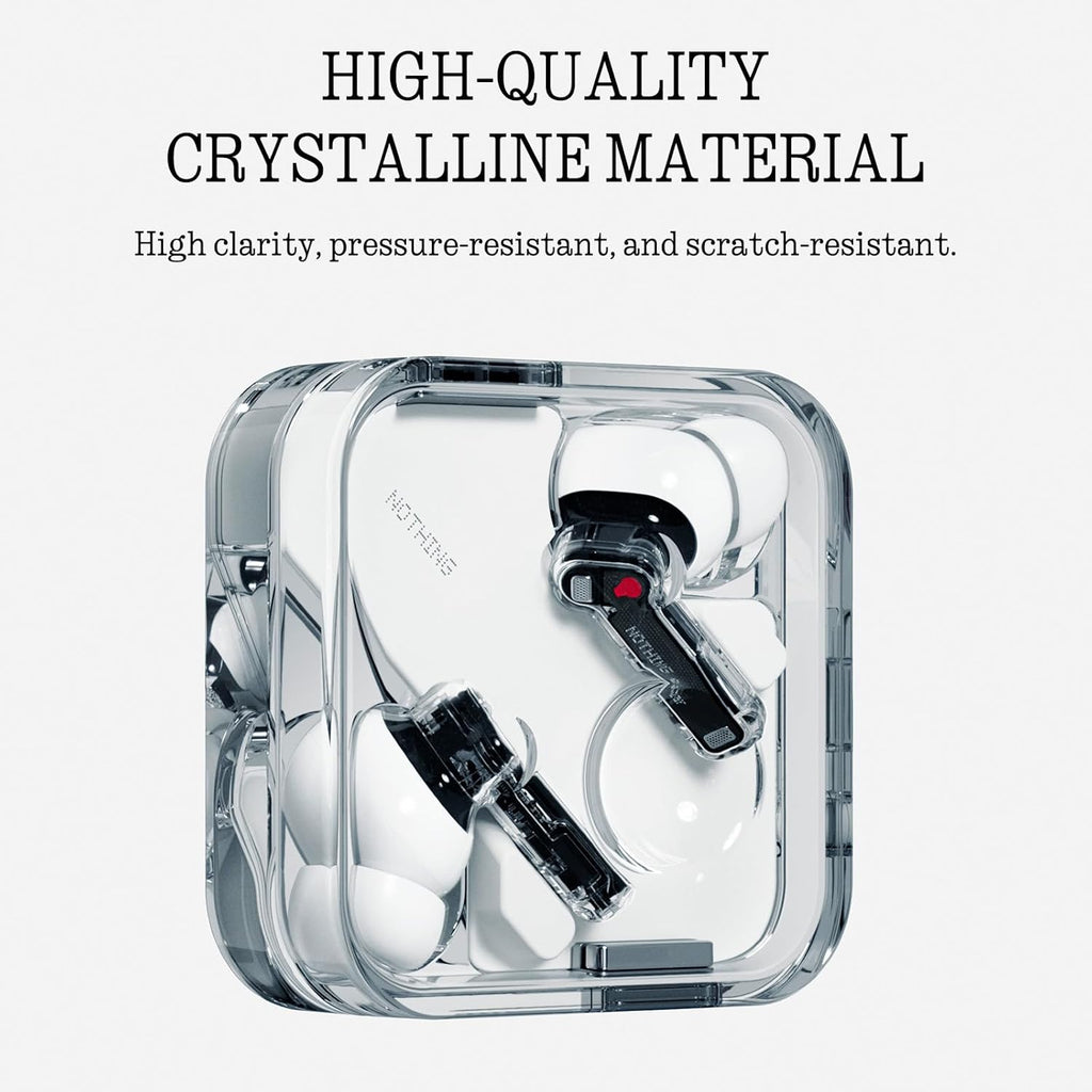 Nothing Ear Wireless Earbuds Bluetooth, 45Db Hybrid Smart ANC Earbuds, 11Mm Deep Bass Boost, Hi-Res Audio with LDAC & LHDC 5.0, 6 Mics Call, 40.5H Playtime with Fast Charging Case, Chatgpt Supported
